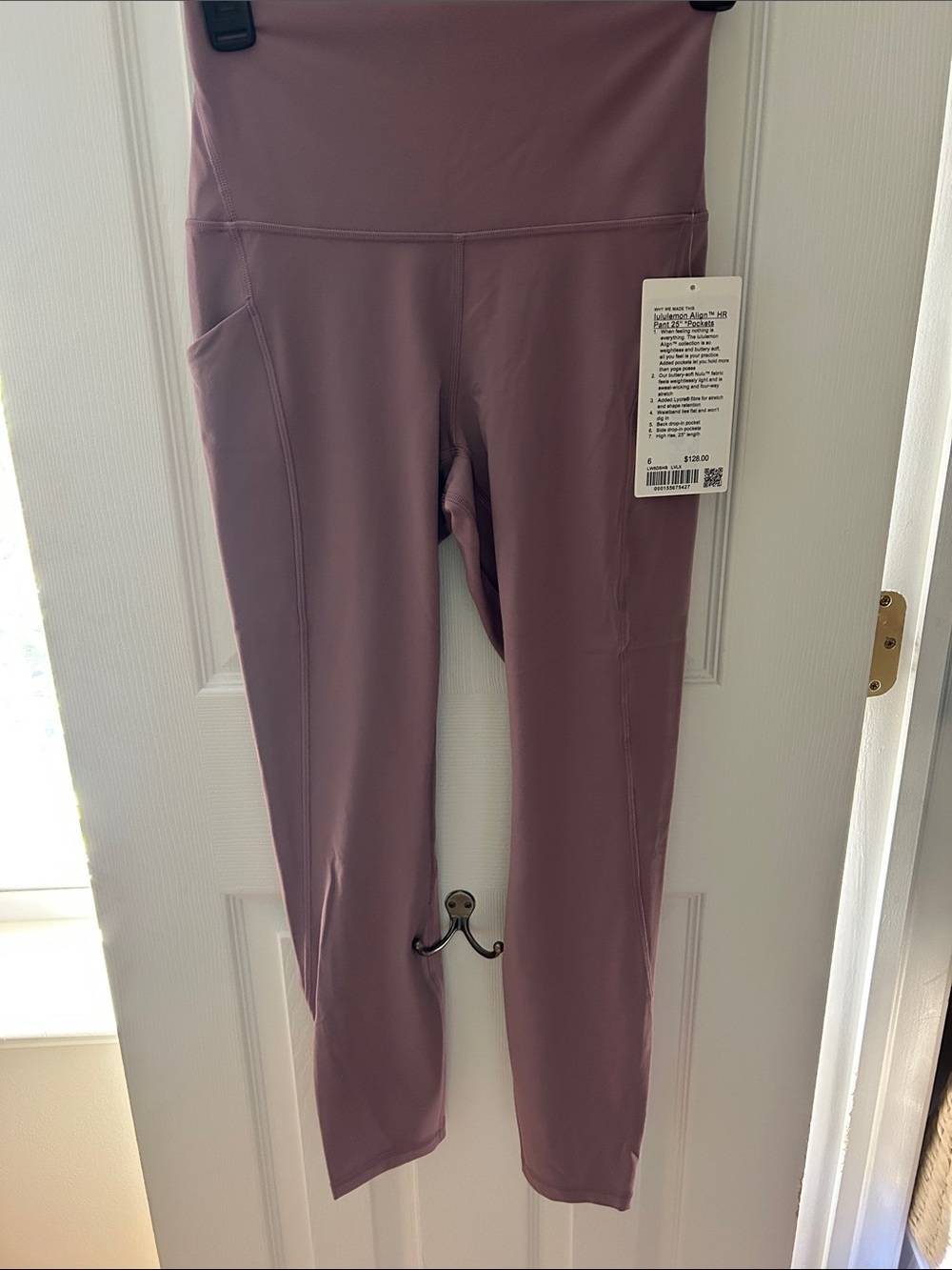 lululemon Align 25” High-Rise Leggings in Mauve